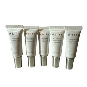 5‎ Pack Mally Cancellation Conditioning Face Concealer MEDIUM 0.3 fl.oz Each NEW